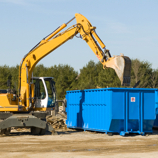 what size residential dumpster rentals are available in Coos County